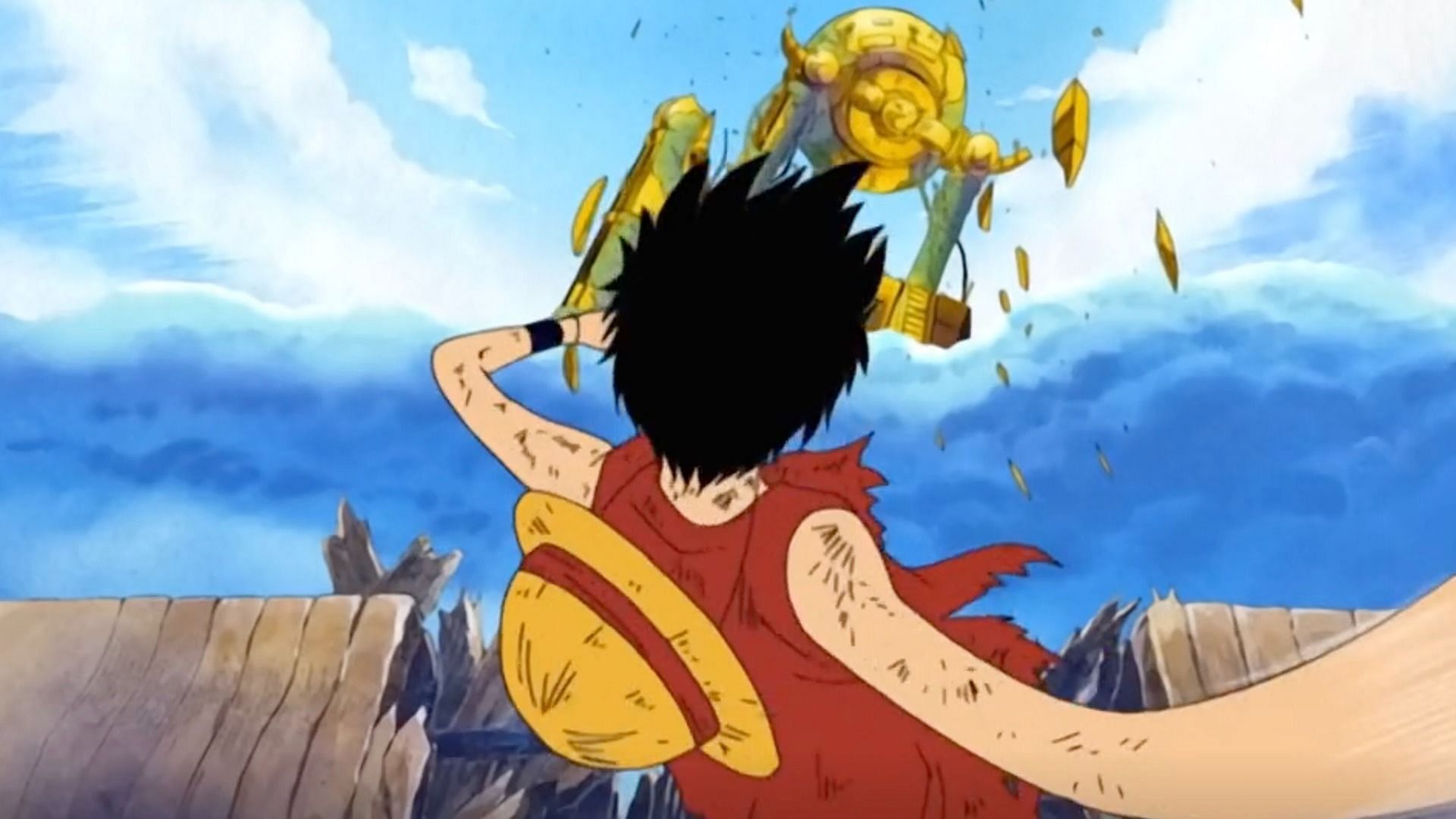 Luffy ringing the Golden Bell (Image via Toei Animation)